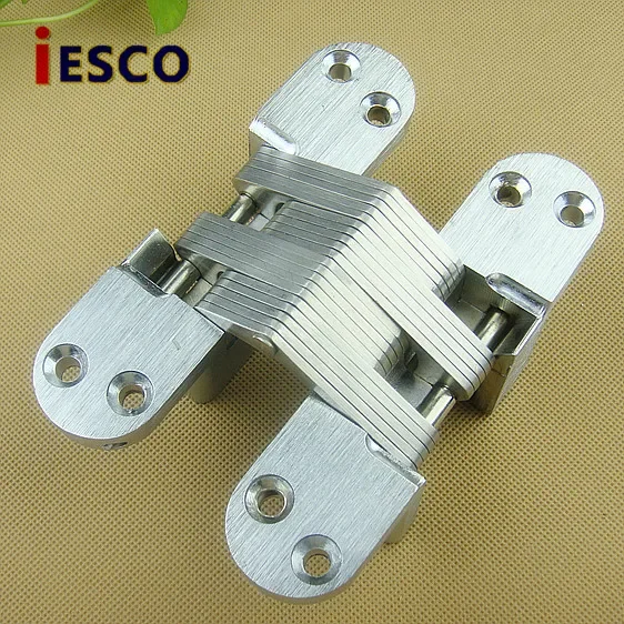 Cross hinge concealed door hinge screen concealed hinge cabinet dark hinge 138mm heavy four hole