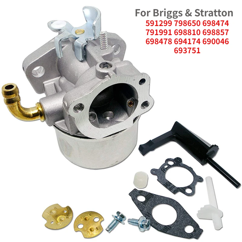 

For Briggs & Stratton 591299 798650 698474 791991 698810 698857 698478 694174 690046 693751 Carburetor Lawn Mower Carburador