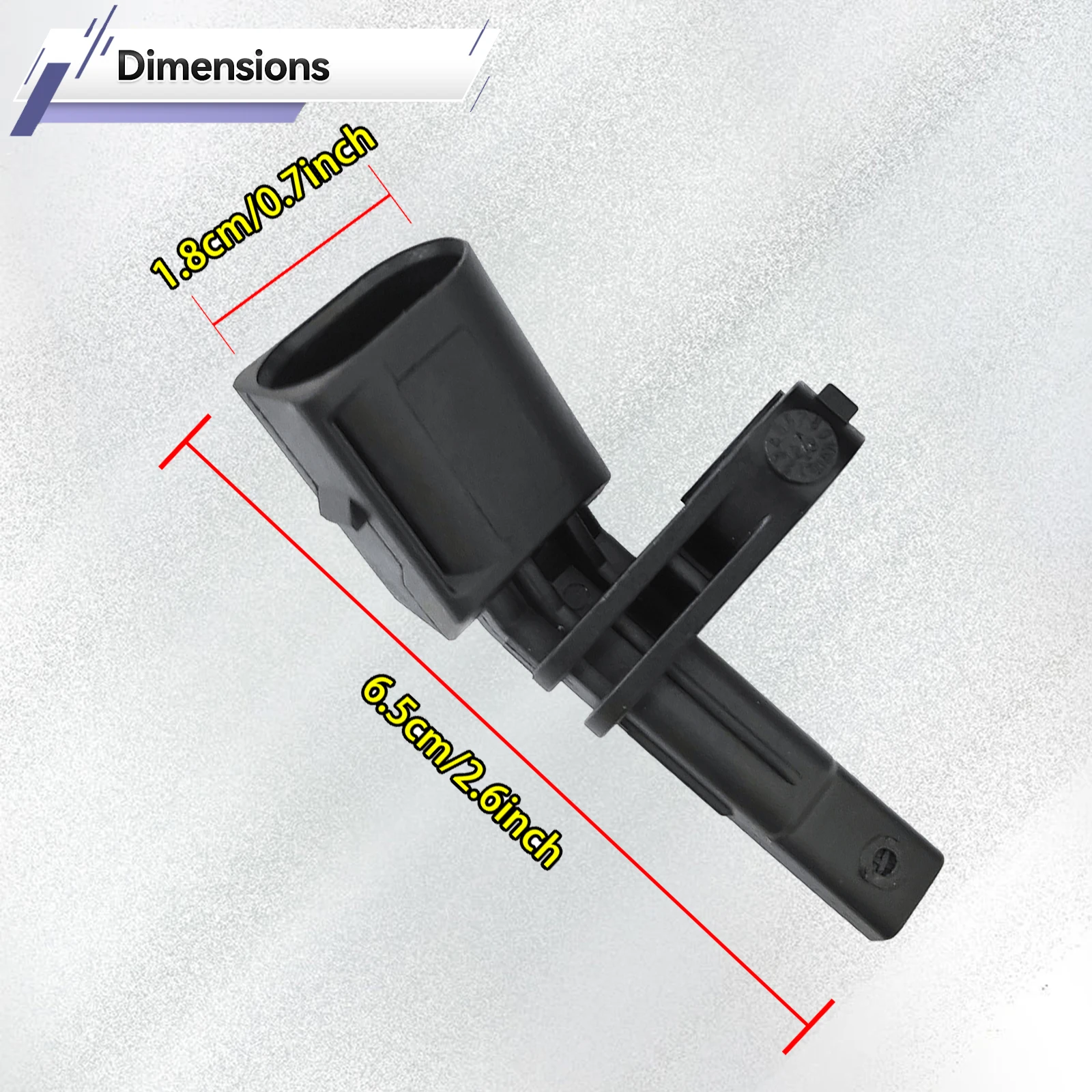 For VW Passat Jetta Golf Tiguan Transporter AUDI Seat Leon Skoda Octavia ABS Wheel Speed Sensor Front Left 7H0927803 WHT003857