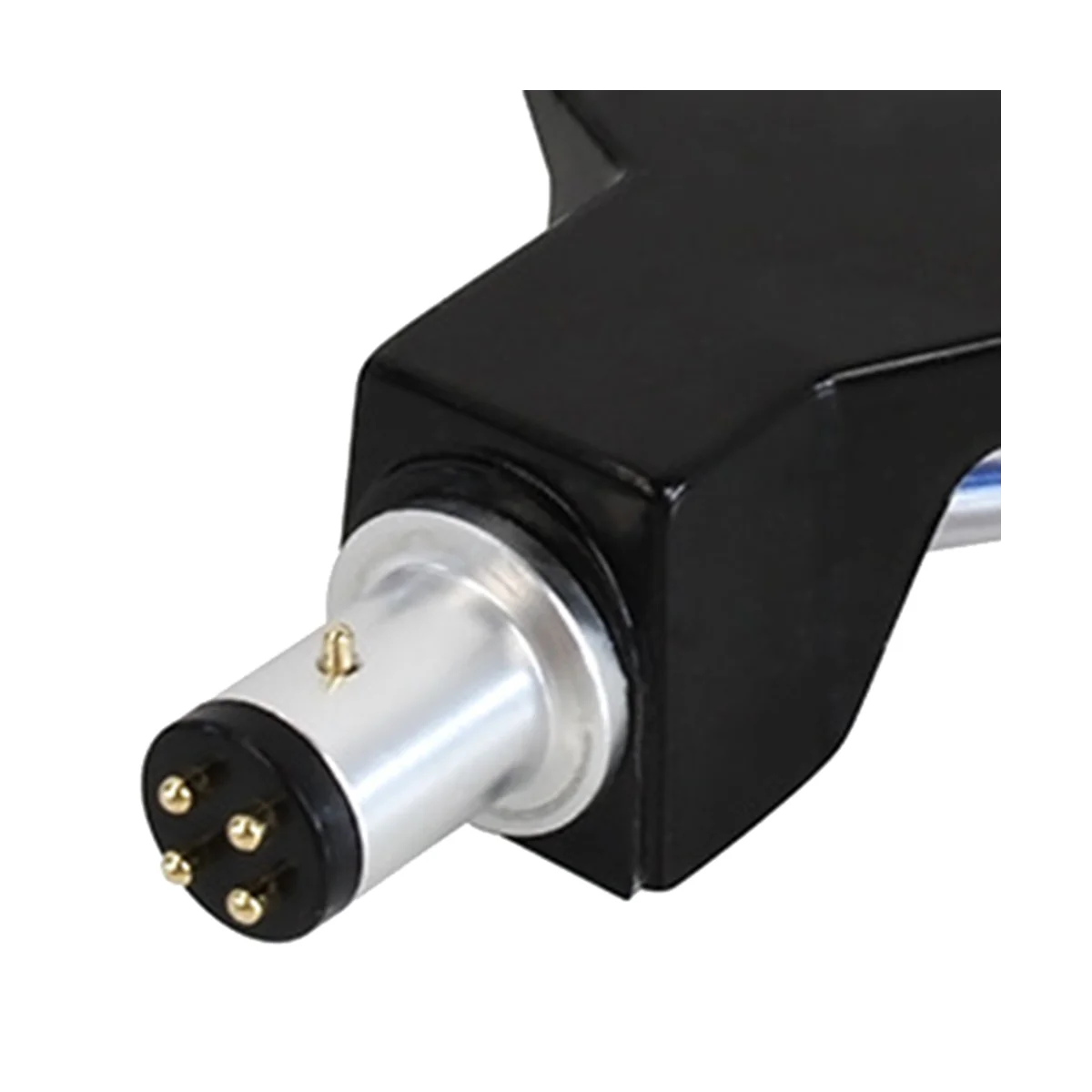 턴테이블 헤드쉘 알루미늄 합금 헤드쉘 레코드 턴테이블 바늘 교체 포노 스타일러스 카트리지 랙, 블랙