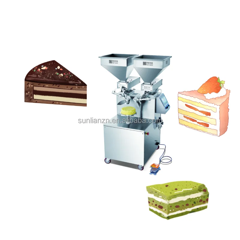 Cake Automatic Frosting Machine Automatic Production Line One Person Can Operate It