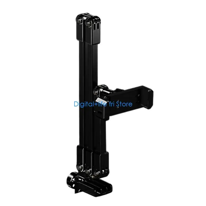 E06D Tablet Stand Holder Carbon Steel Holder for Desk Bed Adjustable Arm Clamp Mount with 360 Degree Rotation Tablet Holder