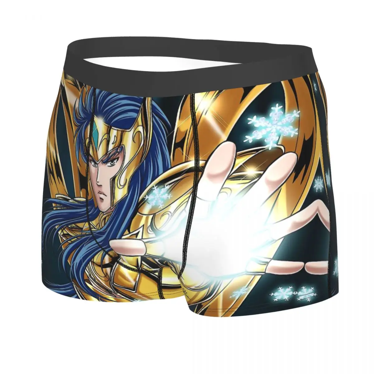 Camus- God Cloth Men Boxer Briefs Underpants Saint Seiya Highly Breathable High Quality Sexy Shorts Gift Idea