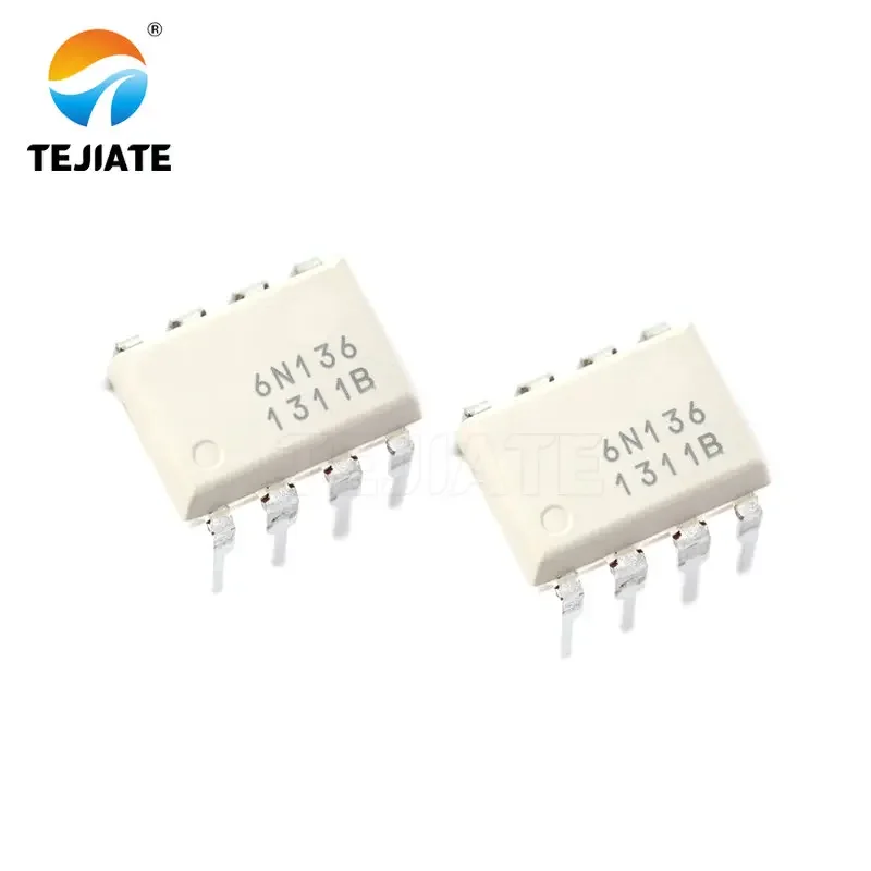 5 قطعة TEJIATE Optocoupler 6N135 6N136 6N137 ترانزستور عالي السرعة مخرج كهروضوئي عازل بصري