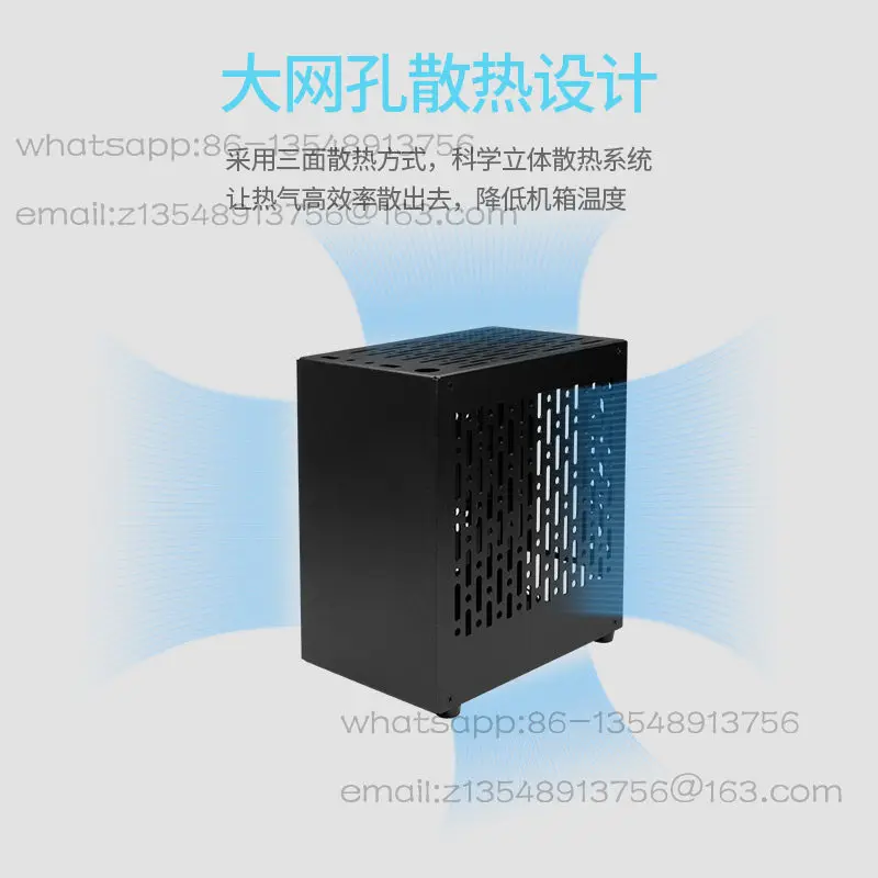 Chassis nas shell home server itx chassis desktop computer chassis small  homemade portable