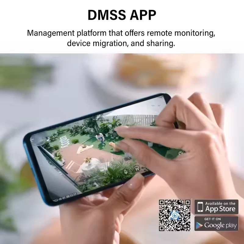 Dahua SD2A500NB-GNY-A-PV 5MP Smart Dual Light Network WizSense PT Security Protection AI PoE Camera Human Detecton Two-way Talk