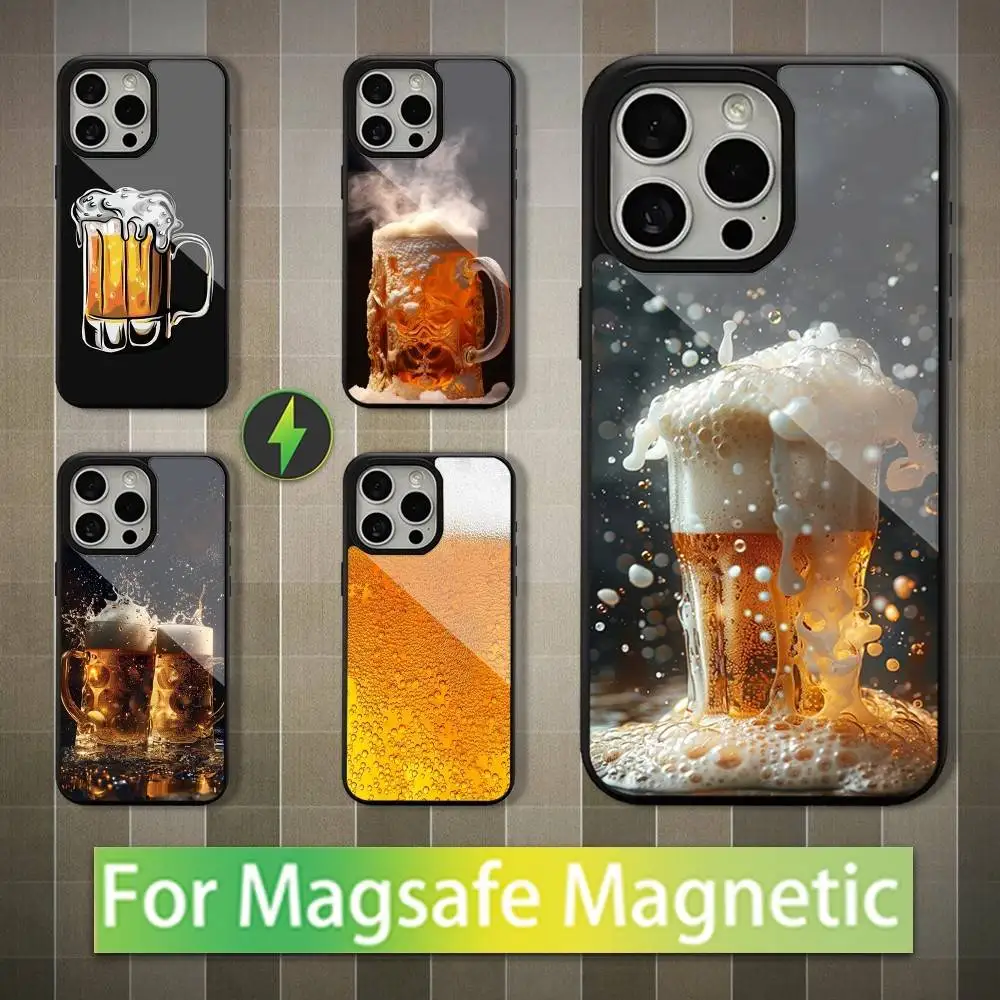 

Alcohol Art Beer Phone Case For iPhone 16,15,14,13,12,11,Pro,Max,Plus,Mini,Magsafe,Magnetic Wireless Charging Case