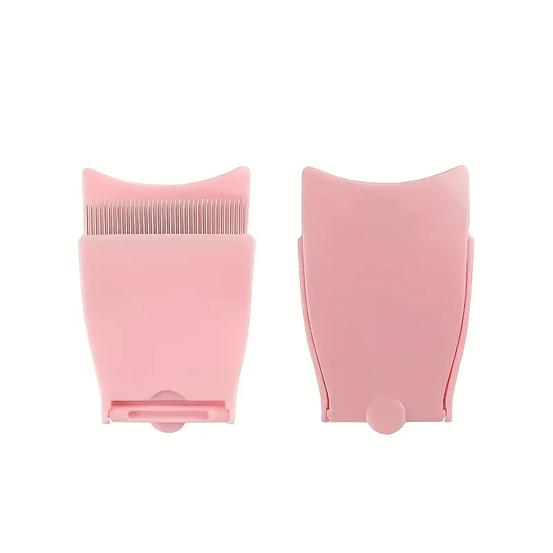 Eyelash Curler Beauty Makeup Lash Separator Foldable Metal Eyelash Brush Comb Eyebrow Comb Foldable Mascara Curl Cosmetic Tools