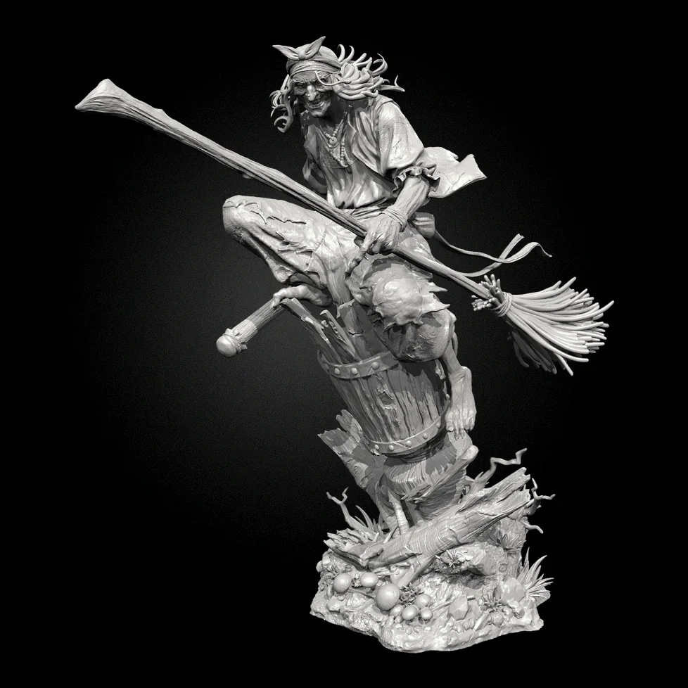 Kits de modèles en résine, hauteurs globales 65mm 85mm 95mm, figurine incolore et auto-assemblée (impression 3D) TD-7420/3D