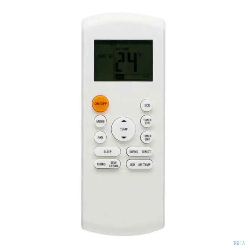 การควบคุมระยะไกล R91A AC สำหรับ Midea General RG57A7/BGEF RG57A6 เครื่องปรับอากาศสำหรับบ้าน