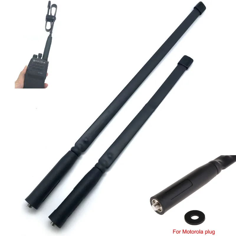 Walkie-talkie antenne cs taktische 33cm/48cm faltbare antenne für motorola gp68 gp88 gp88s gp300 gp328 gp338 gp2000 gp3688 radio