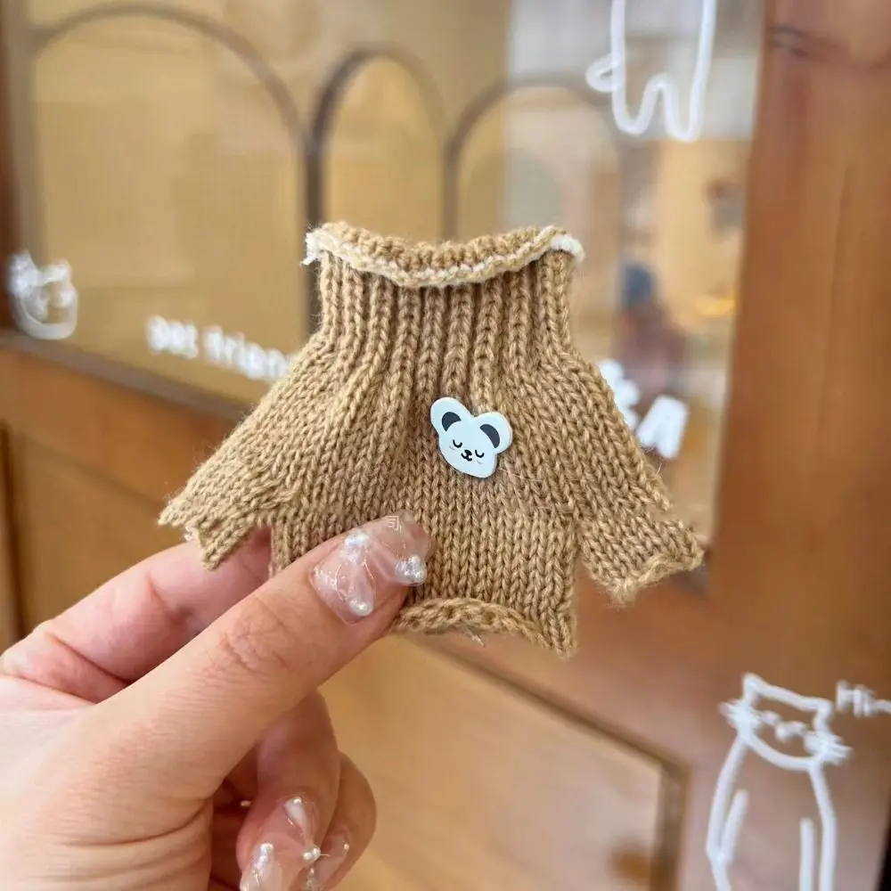 Fashion Doll Sweaters Winter High Necked Sweaters Outfits Multistyles Baby Kids Clothes for 15cm Cotton Doll/for Idol Dolls