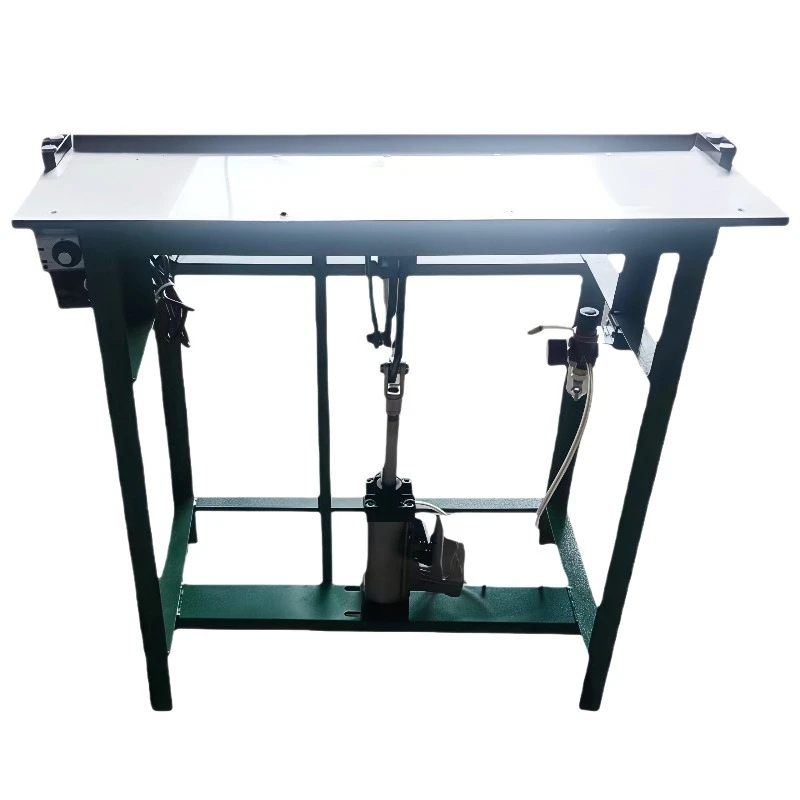

Desktop leather, pneumatic heating folding machine, manual pedal