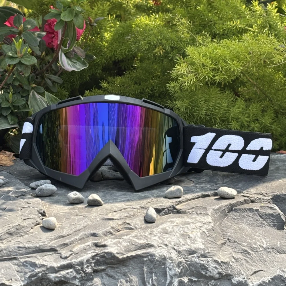جديد 100 نظارات للدراجات النارية نظارات موتوكروس خوذة MX موتو الترابية دراجة ATV التزلج الرياضة في الهواء الطلق الزجاج سكوتر Googles قناع الدراجات