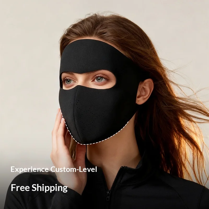 Outdoor Mask, Cycling, Commuting, Warm, Sun Protection, Breathable and Moisturizing Three-dimensional Windproof Mask