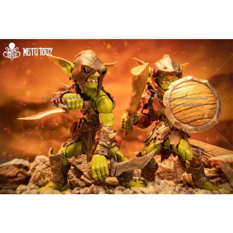 

Коллекционные фигурки Mety Toyz 1/12 дюйма: готовые подвижные пропорциональные куклы-персонажи из серии «Мир приключенцев» — Гоблин и команда исследователей