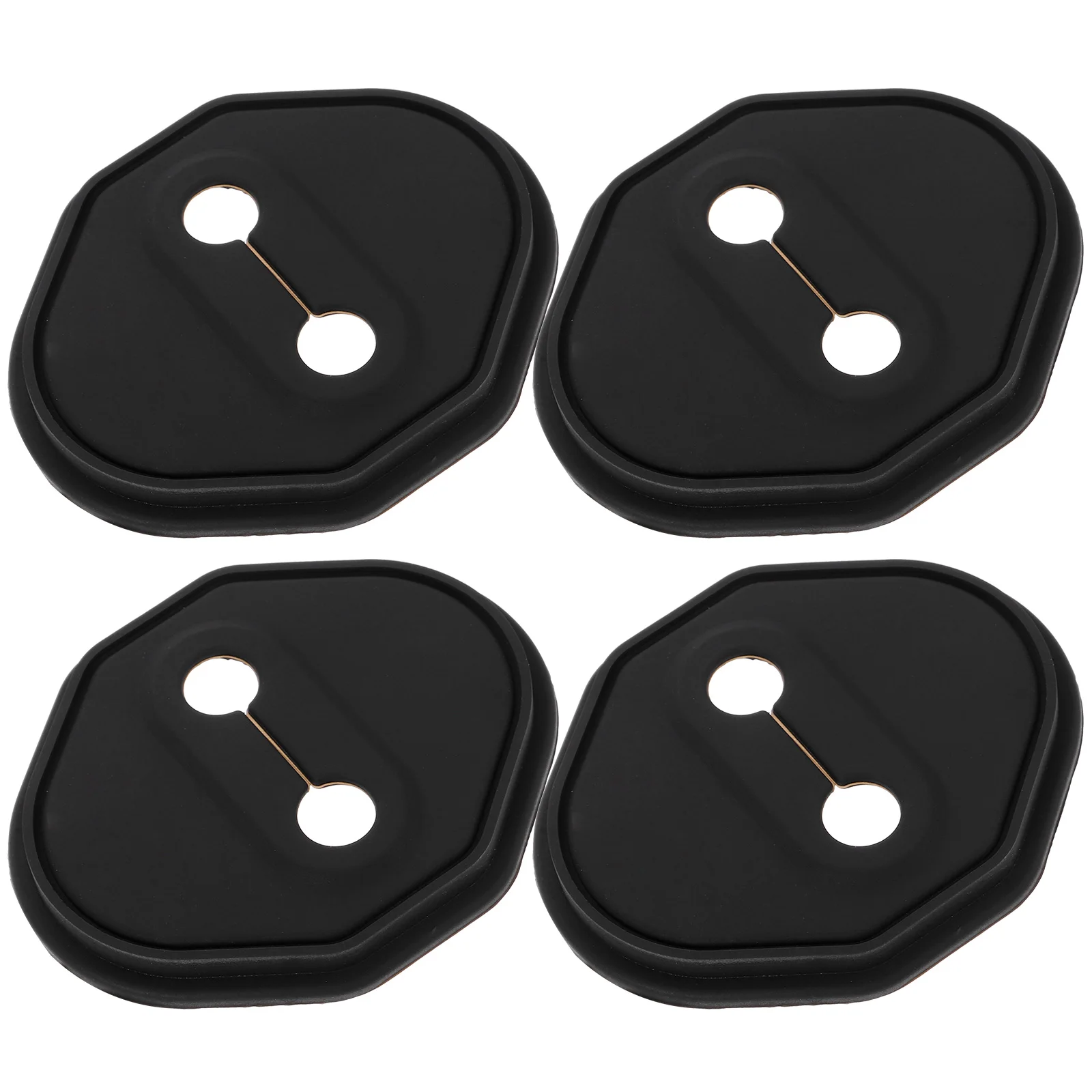 

4pcs Lock Latch Covers Lock Cover For Durable Door Latch Modified Cover Rustproof Protector Multiple Car Models Stylish Design