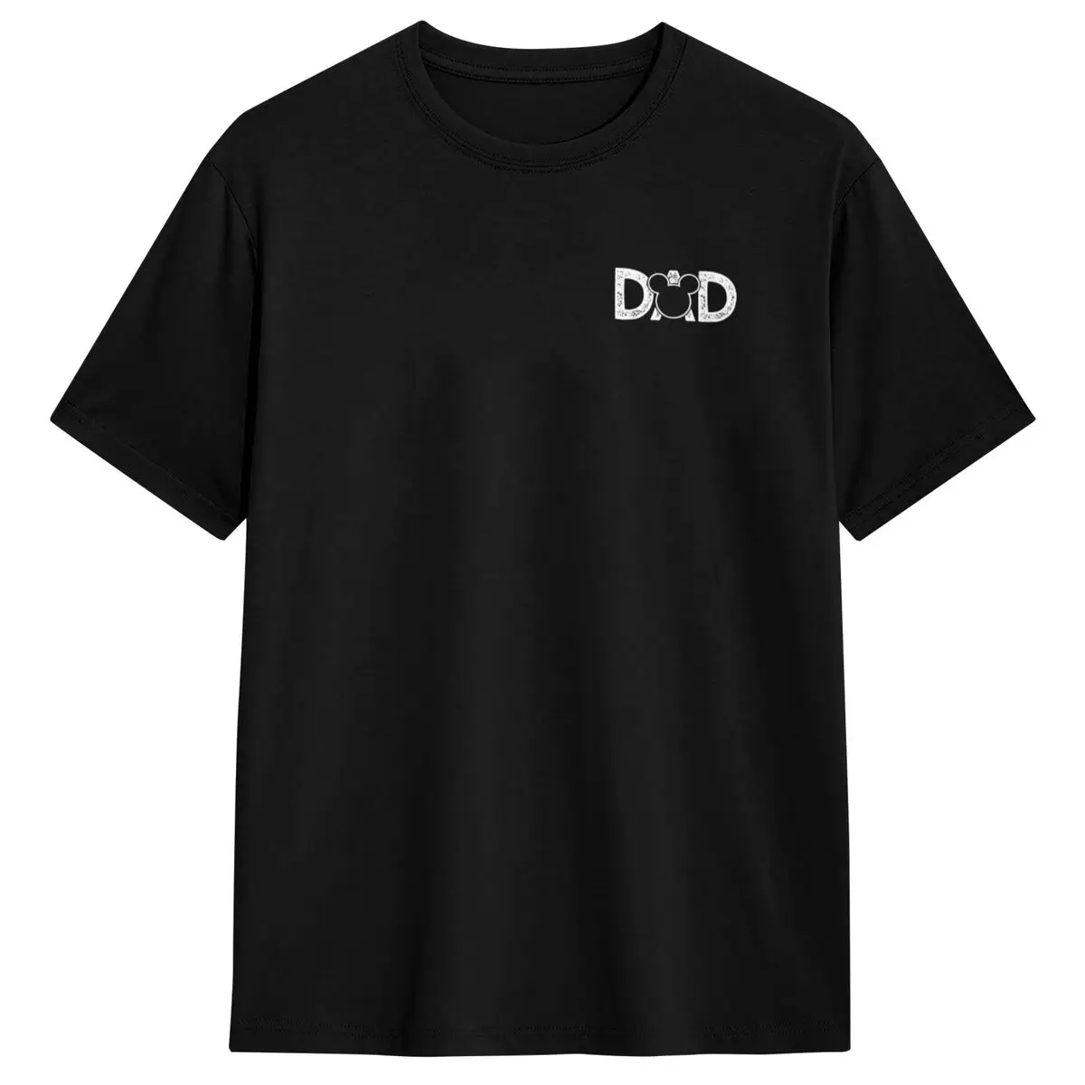 

Streetwear T-Shirt Mickey Mouse Dad 100% Cotton T-Shirts Hip Hop Tshirt for Man Beach Y2K Basic Casual Short Sleeve Tees