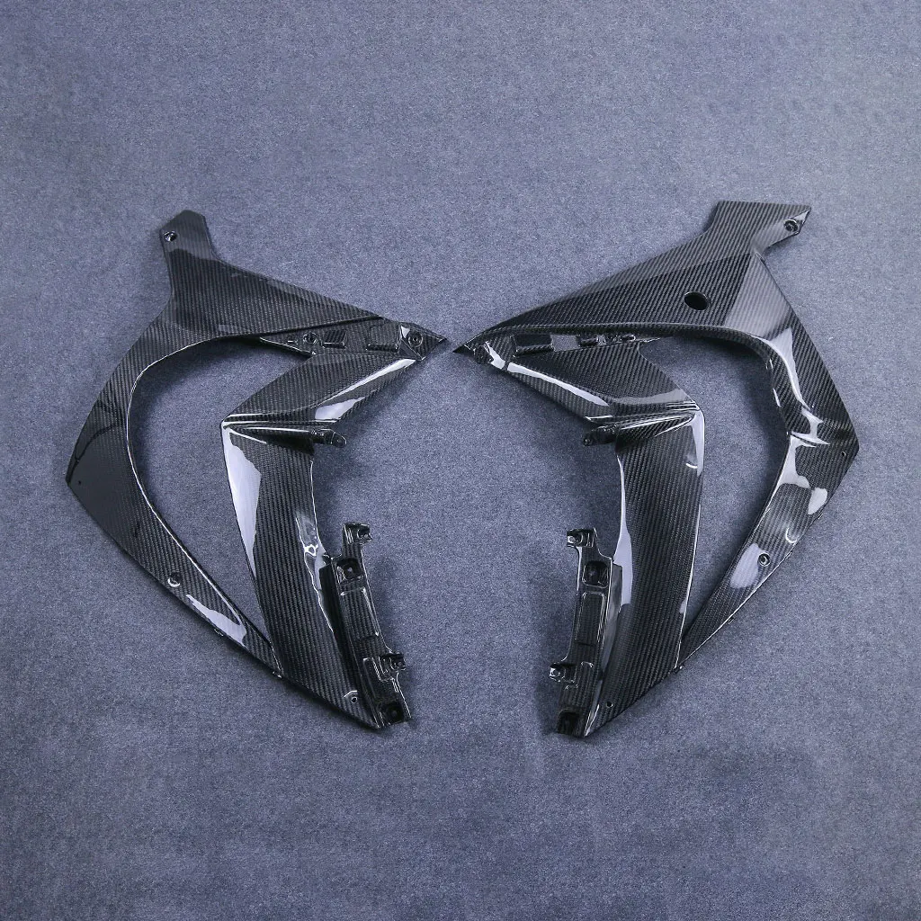 For Kawasaki ZX10R ZX 10R 2011 - 2016 2017 2018 2019 2020 3K Carbon Fiber Motorcycle Accessories Side Fairing Panels Kits