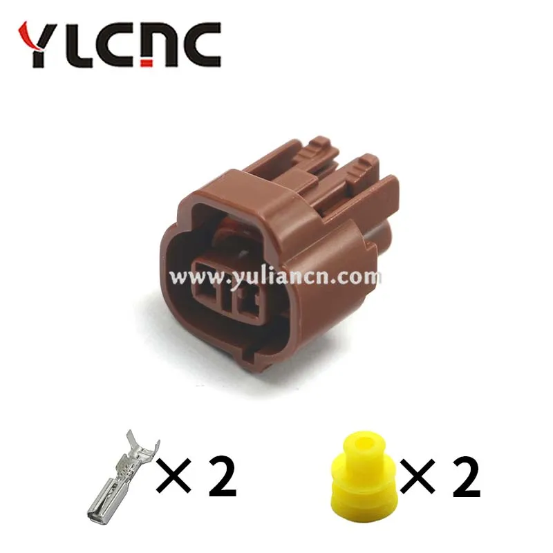 YLCNC factory direct sales 1Set 2Pin Auto Waterproof Connector Temperature Sensor Wiring Plug For Toyota Mazda 6189-0033