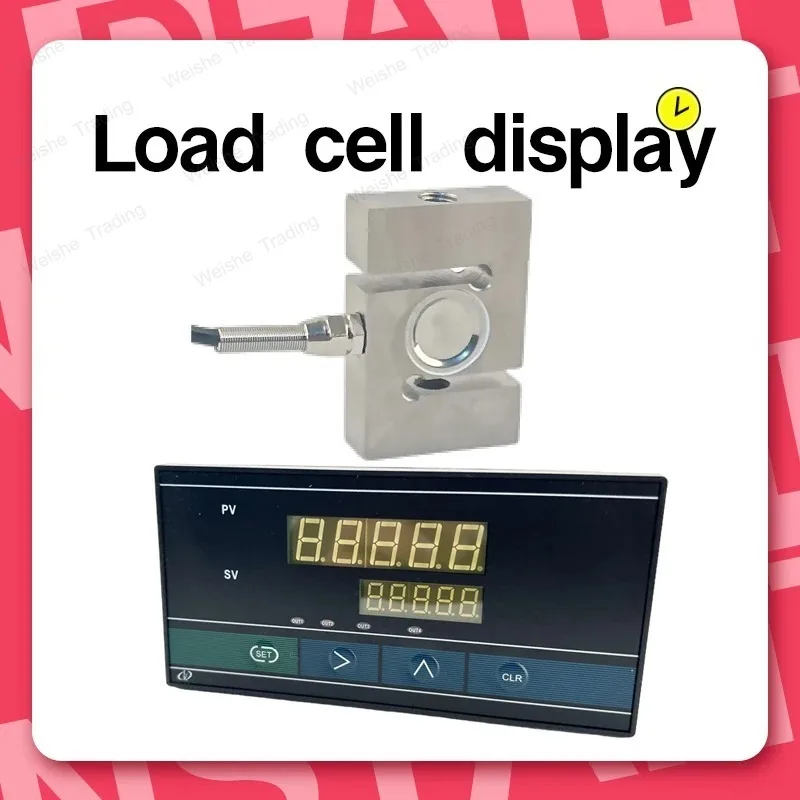 

Indicator Display & Load Cell S-type High Precision Tension and Pressure Module Weight Industrial Automatic Force Measurement