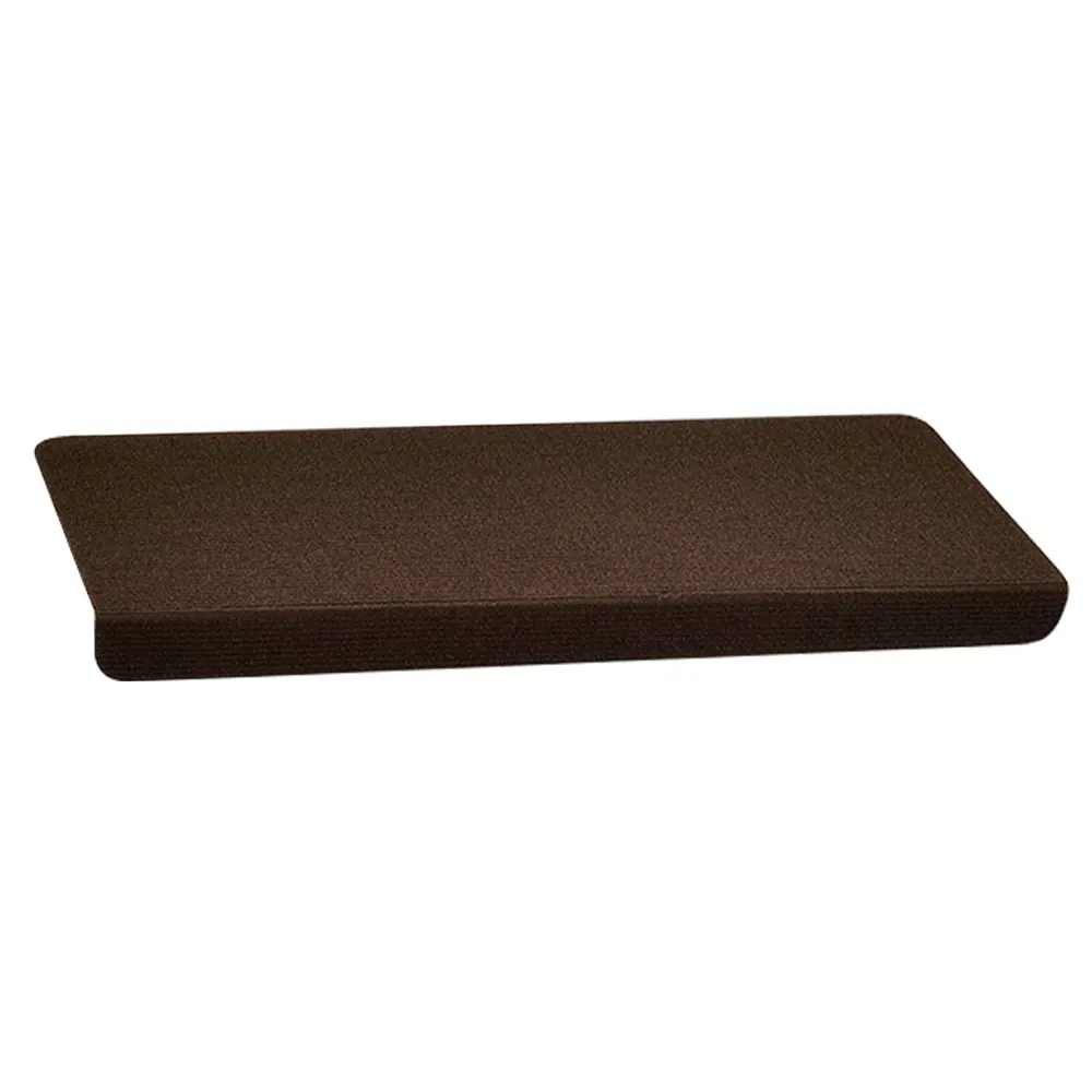 Indoor Stair Treads Stair Treads Anti Slip Carpet Mat Self Adhesive Multipurpose Stair Mat for Wooden Steps 9.44x25.19in Coffee