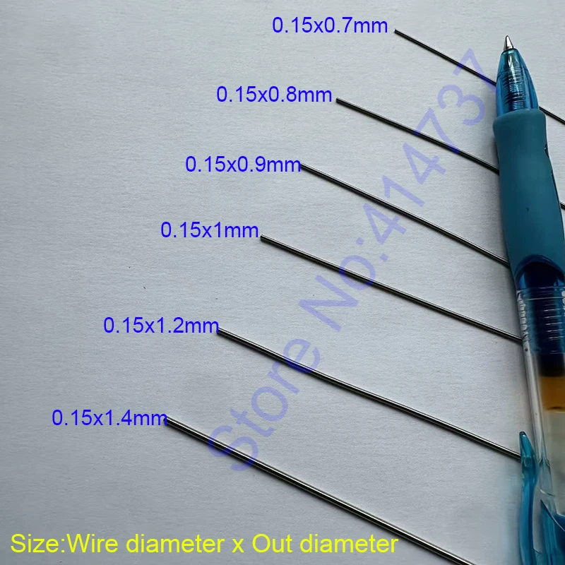 

0.15 Wire fine tension spring Sheath spring oil seal spring tension springs Length 300mm or 600mm