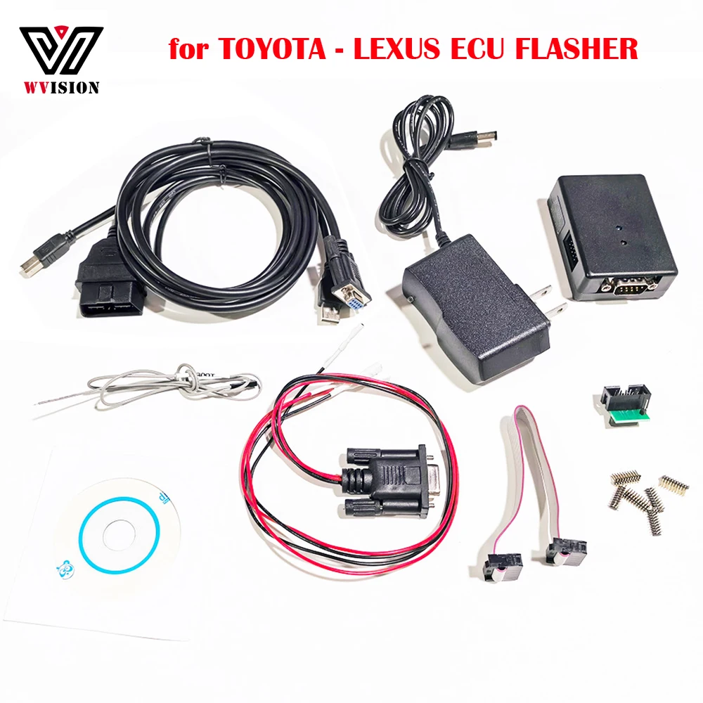 

ECU FLASHER for TOYOTA-LEXUS Read Write Internal 20 26 Pin Connector NEC 7F00XX Series MCU Chip Tuning Tool for Denso Fu-jitsu