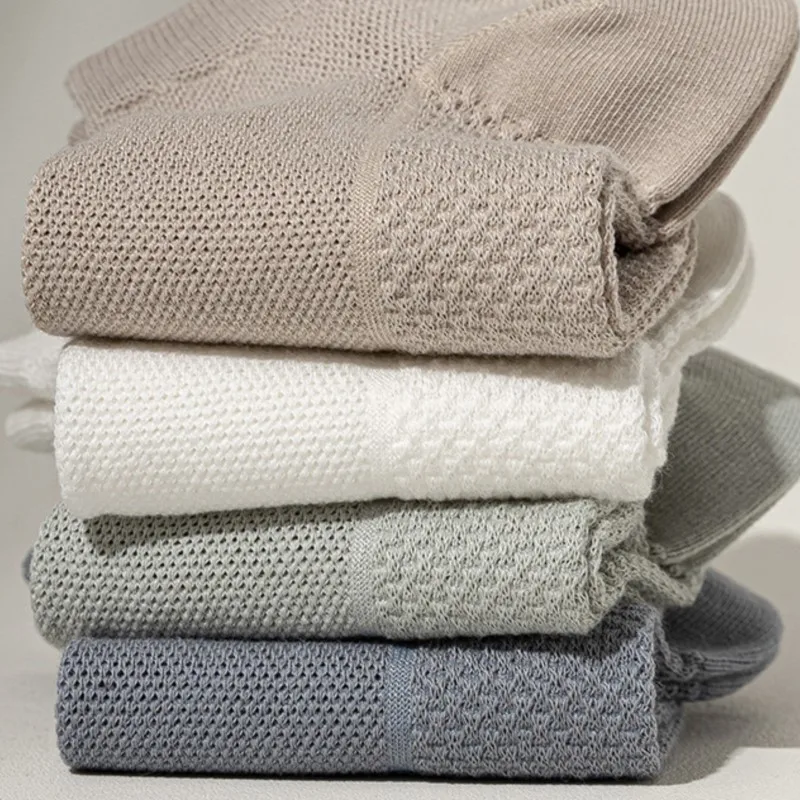 Men's socks large-sized thickened oversized extra-large 43-48 cotton socks Solid Color Simple Funny Fashion short sock Wholesale