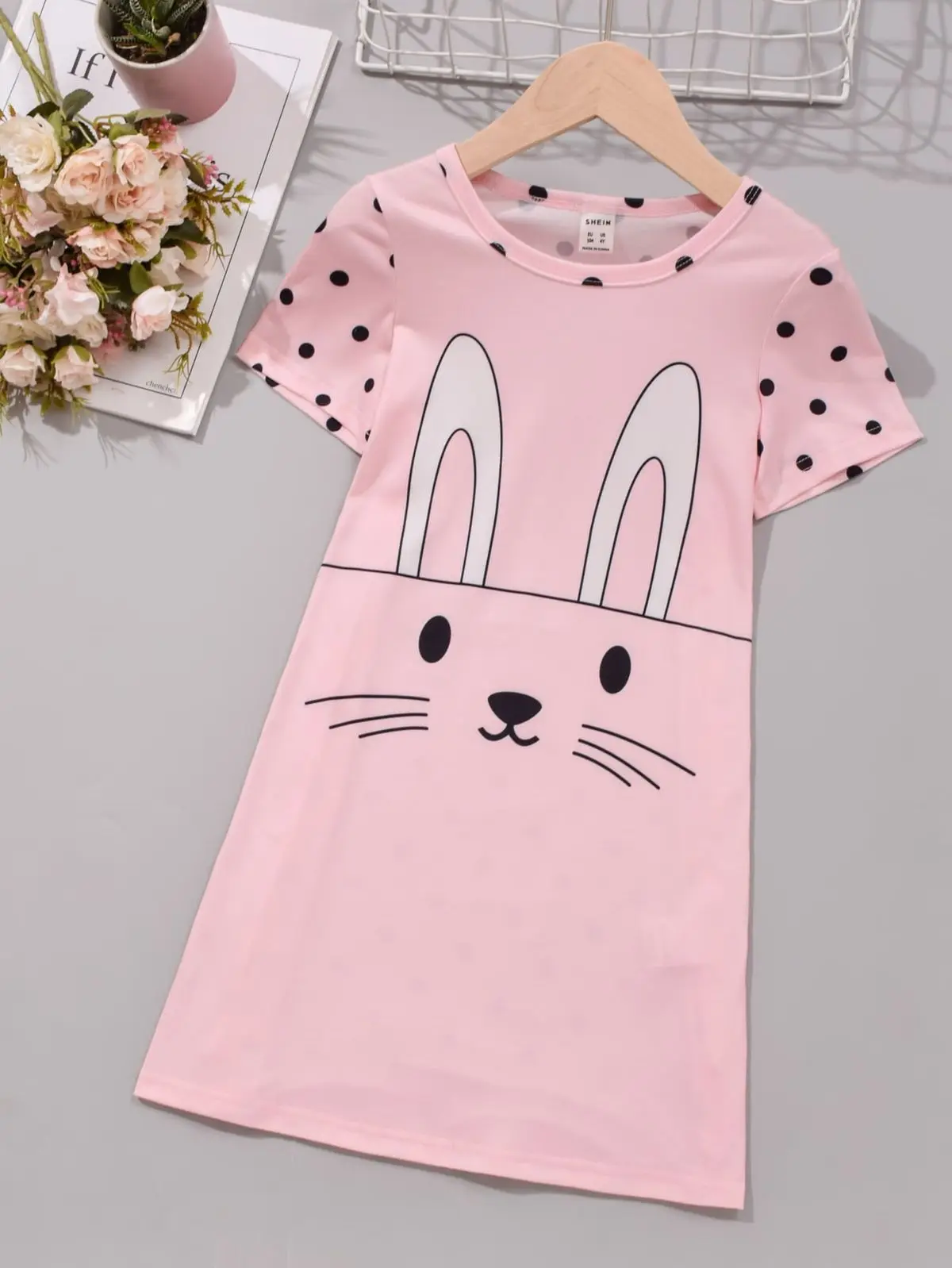 

Женские и домашние розовые пижамы с узором в горошек для девочек, женские повседневные платья с короткими рукавами, пижамы с круглым вырезом, повседневная домашняя одежда