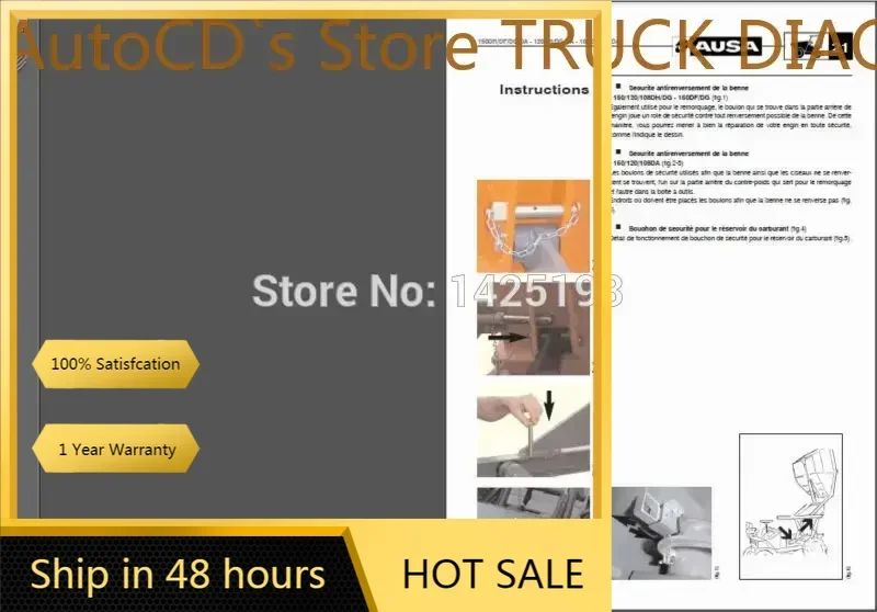 

Каталог и руководство по обслуживанию запасных частей для вилочных погрузчиков AutoCD AUSA