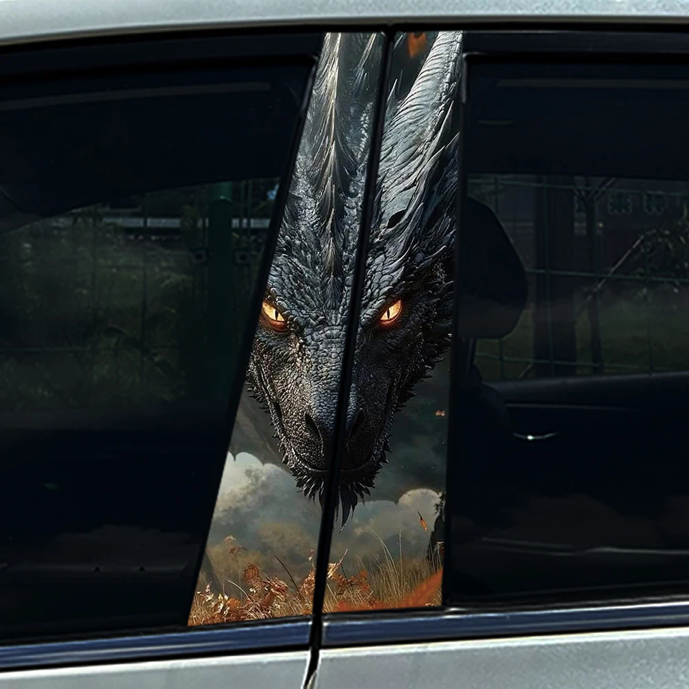 2PCS Black Dragon C…