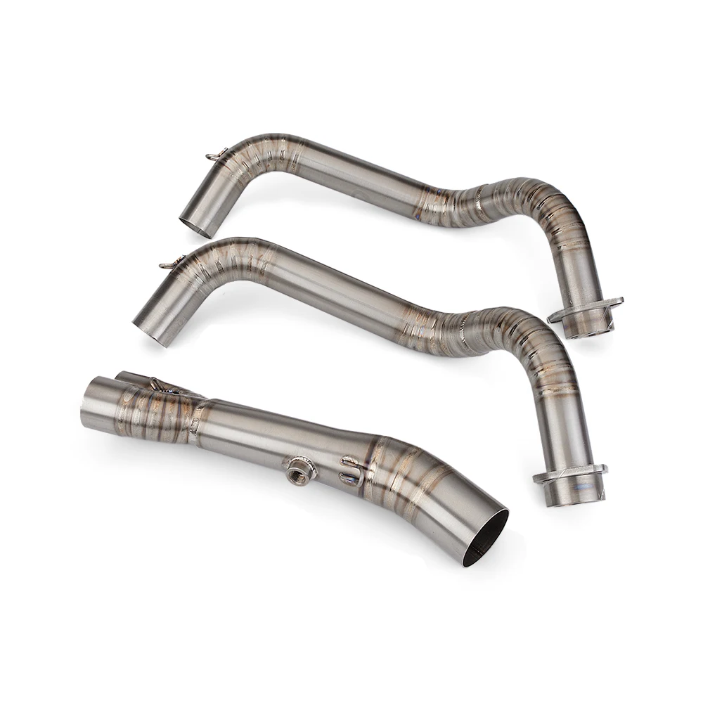 لياماها MT07 FZ07 كامل نظام عادم الدراجة النارية الهروب الانزلاق على 51 مللي متر الجبهة أنبوب ربط الأنابيب ربط الأصلي GP S المشروع #4