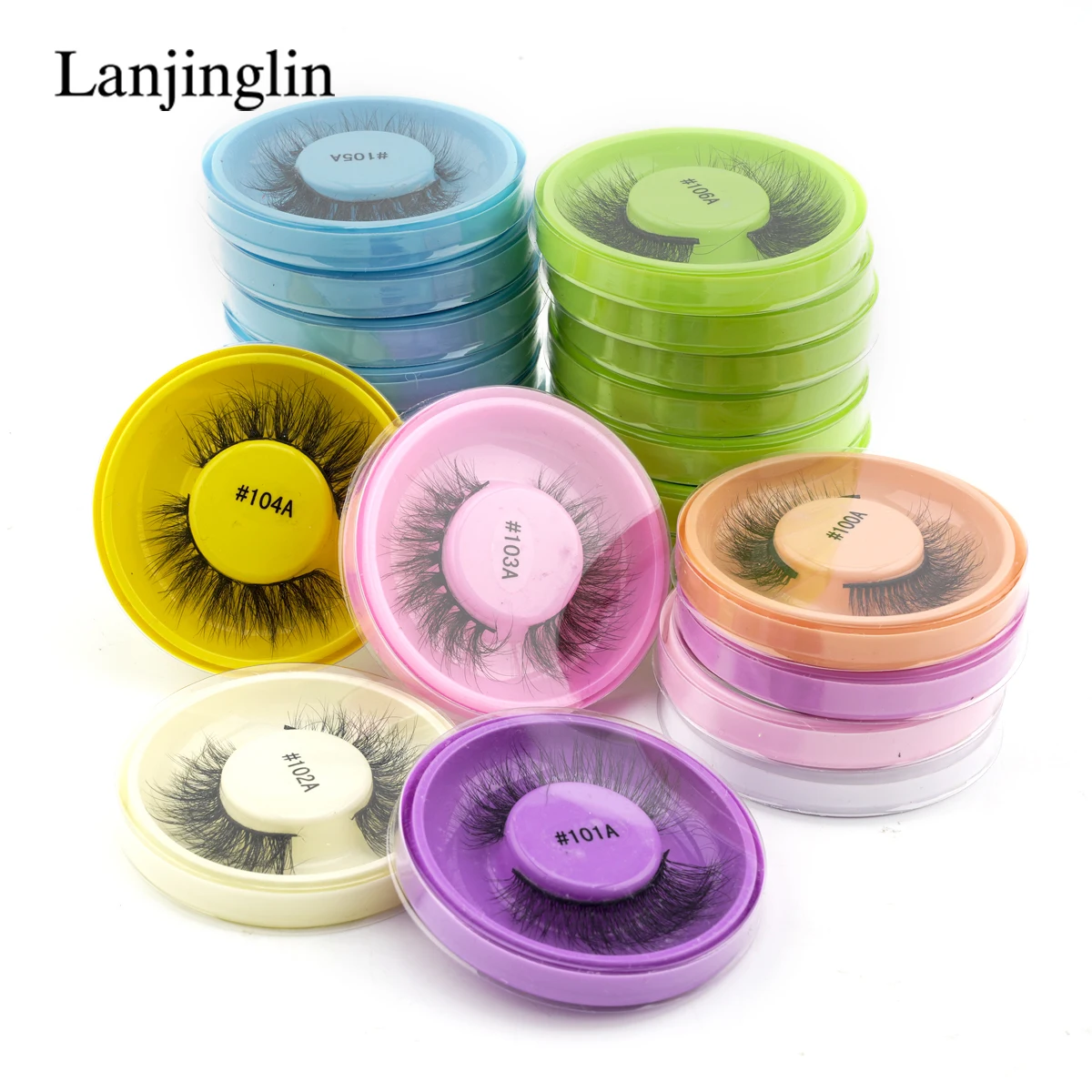 Cílios de vison atacado 4/10/20/50/100 pçs 3d cílios de vison naturais cílios postiços fofos maquiagem cílios postiços em massa