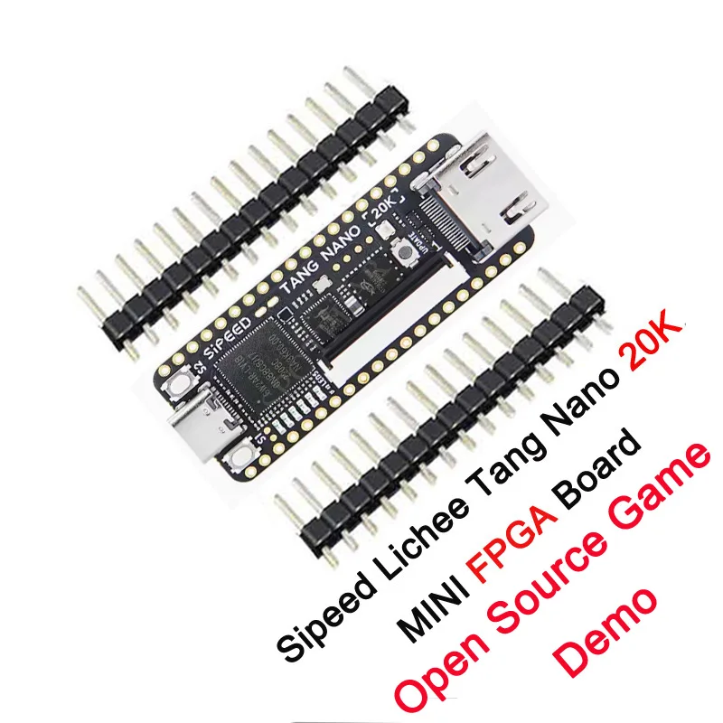 Imagem -06 - Sipeed Lichee Tang Nano 20k Placa de Desenvolvimento Fpga Risc v Emulador de Jogo Retrô de Código Aberto Linux Mini Gw2ar18 Goai Gowin