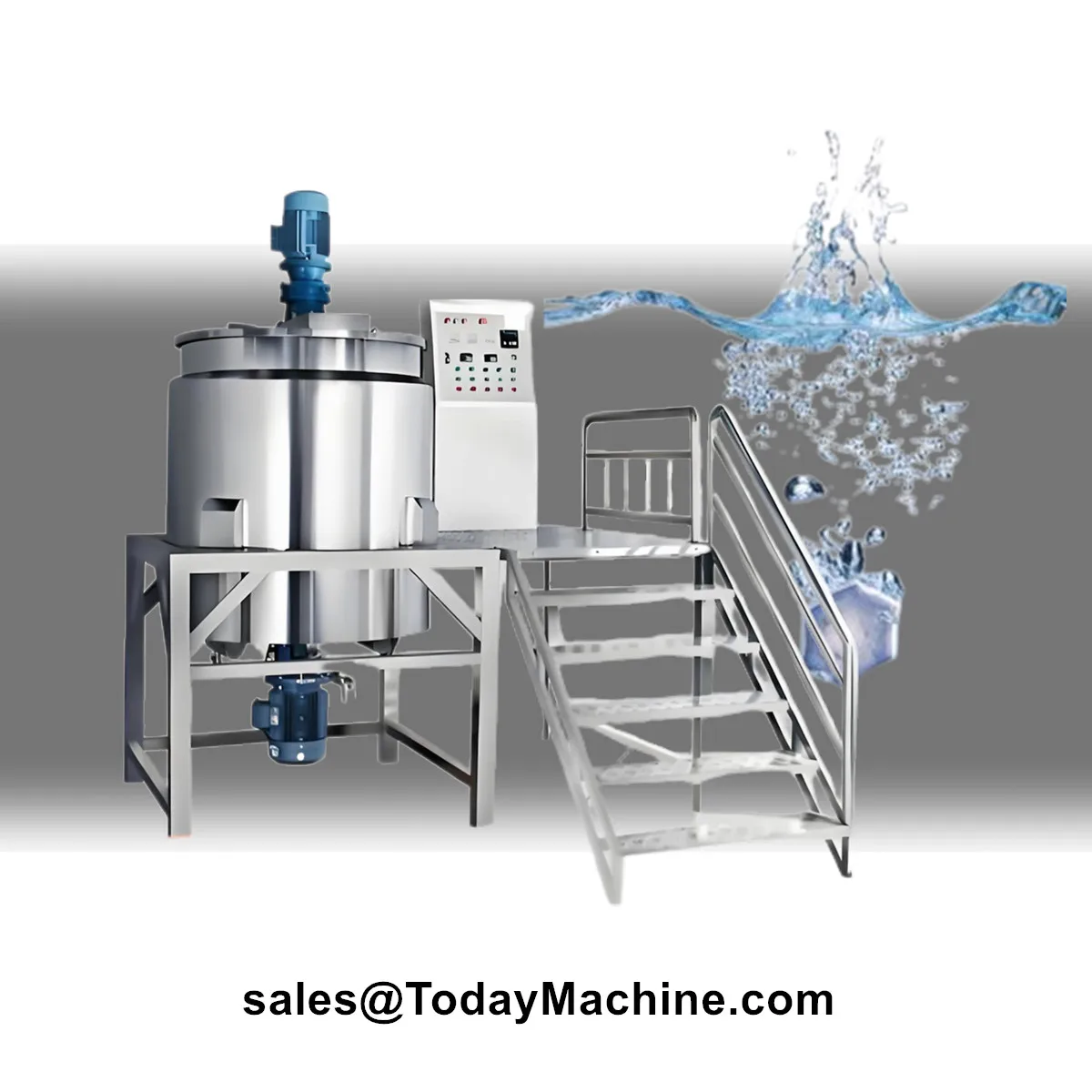 Vacuum Homogenizer Emulsifying Mixer Cosmetics Lotion Ointment Cream Toothpaste Mixing Machine Tank