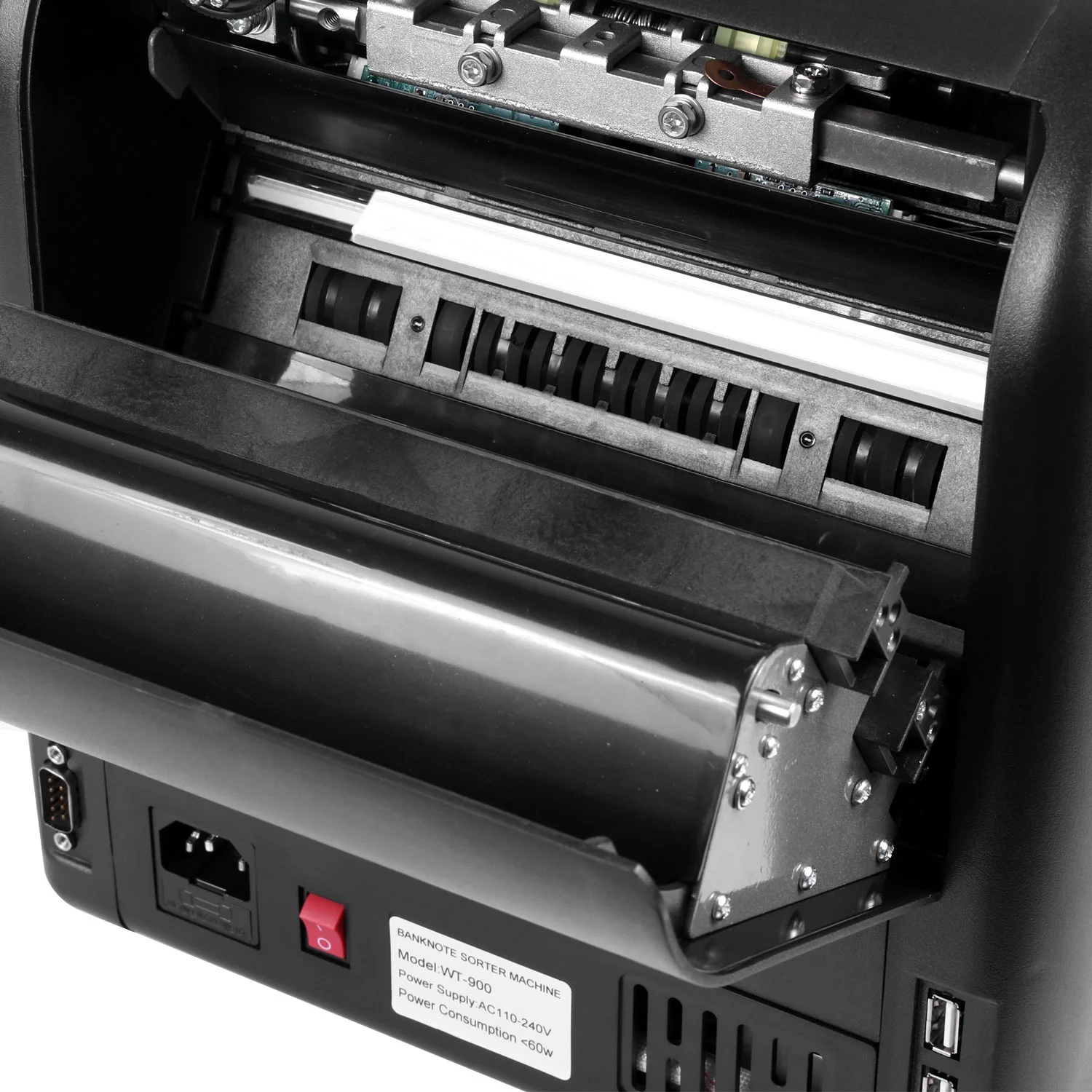 عداد لـ USD، CAD، COP، MXN، BRL، XOF، XAF اثنين جيب CIS قيمة النقدية آلة عد الورق العملة عداد المال #6