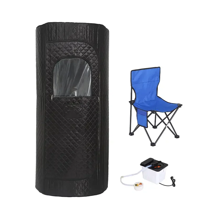 

2025 New Circle Design Modern Home Light Emitting Diode Red Light Wet Steam Sauna Heater Portable Outdoor 1 Person Capacity