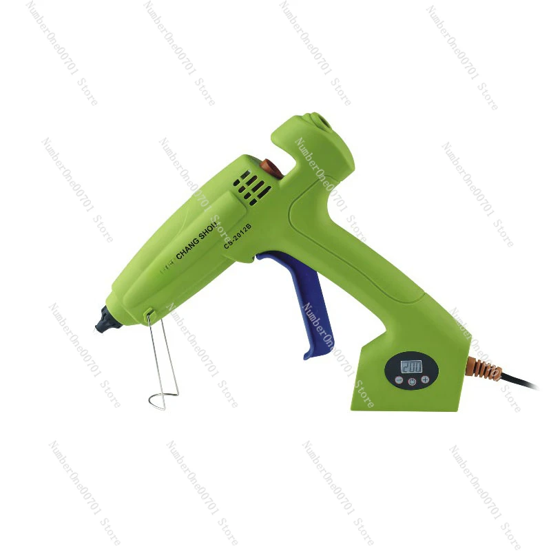 Hot melt glue gun industrial grade digital display adjustable temperature extension nozzle electric heating glue gun glue stick