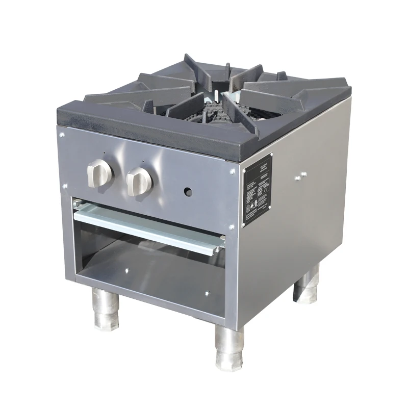 Commercial Kitchen Professional Stock Pot Range 2 Burner Industrial Gas Stove