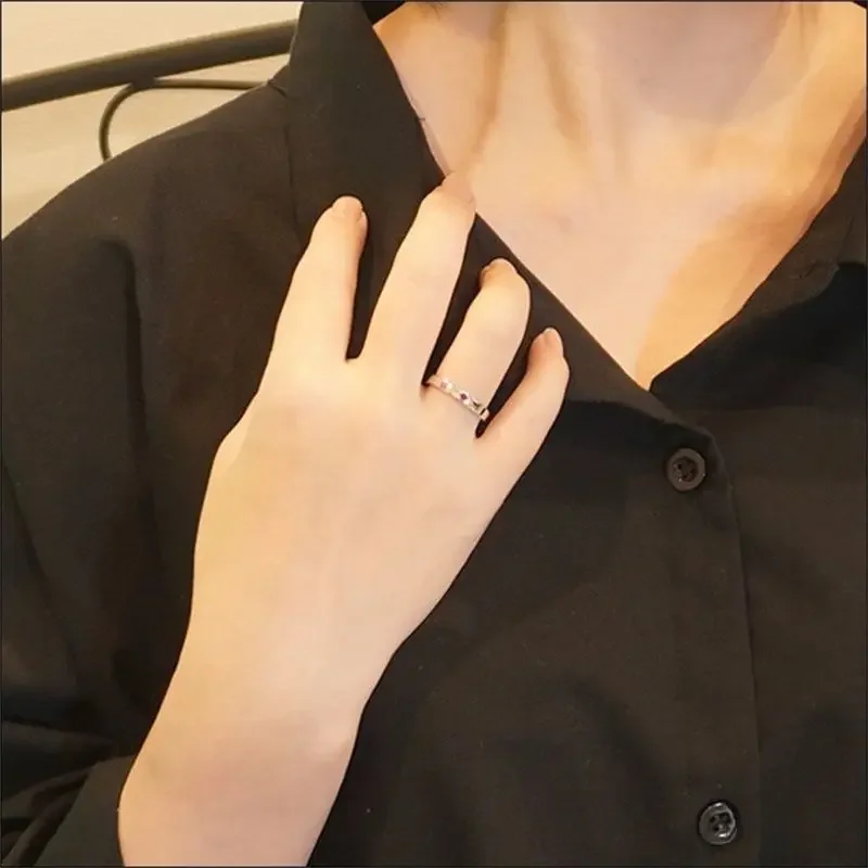 Full-time Hunter Momo Ring Anime Fans Around the Game Impression Index Finger Ring Birthday Gift