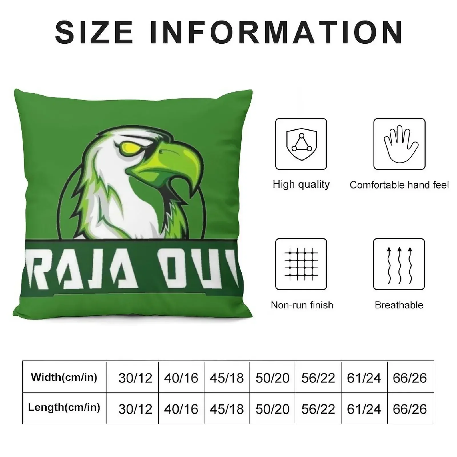 Raja Club Athletic Throw Pillow luxury home accessories pillows decor home pillow