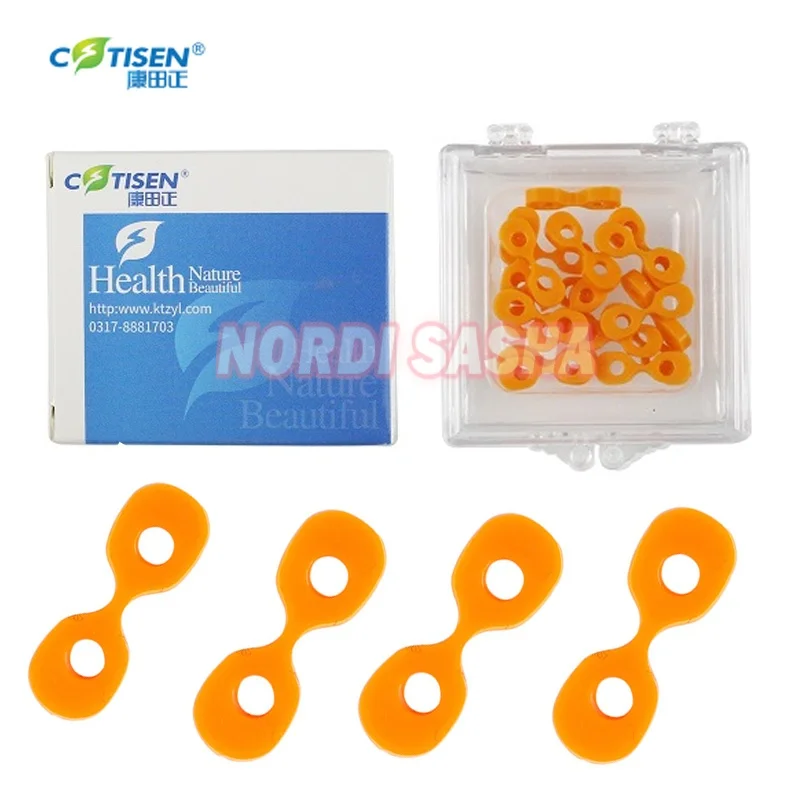 

20Pcs/Box Big Brand Dental Elastic Rubber Tooth Seperator Elastic Fixing Wedges Tooth Fixing Tools for Tooth Separation