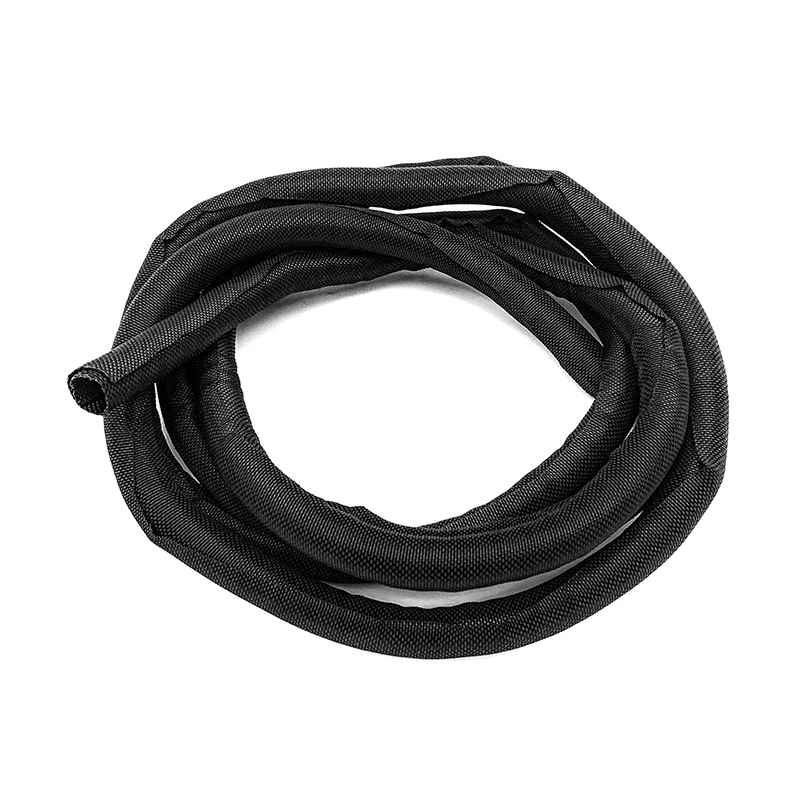 Cable Sleeve Self Closing PET Braided Expandable Auto Line Management Overlaps Flexible Loom Split Pipe Tube Wire Wrap Protect