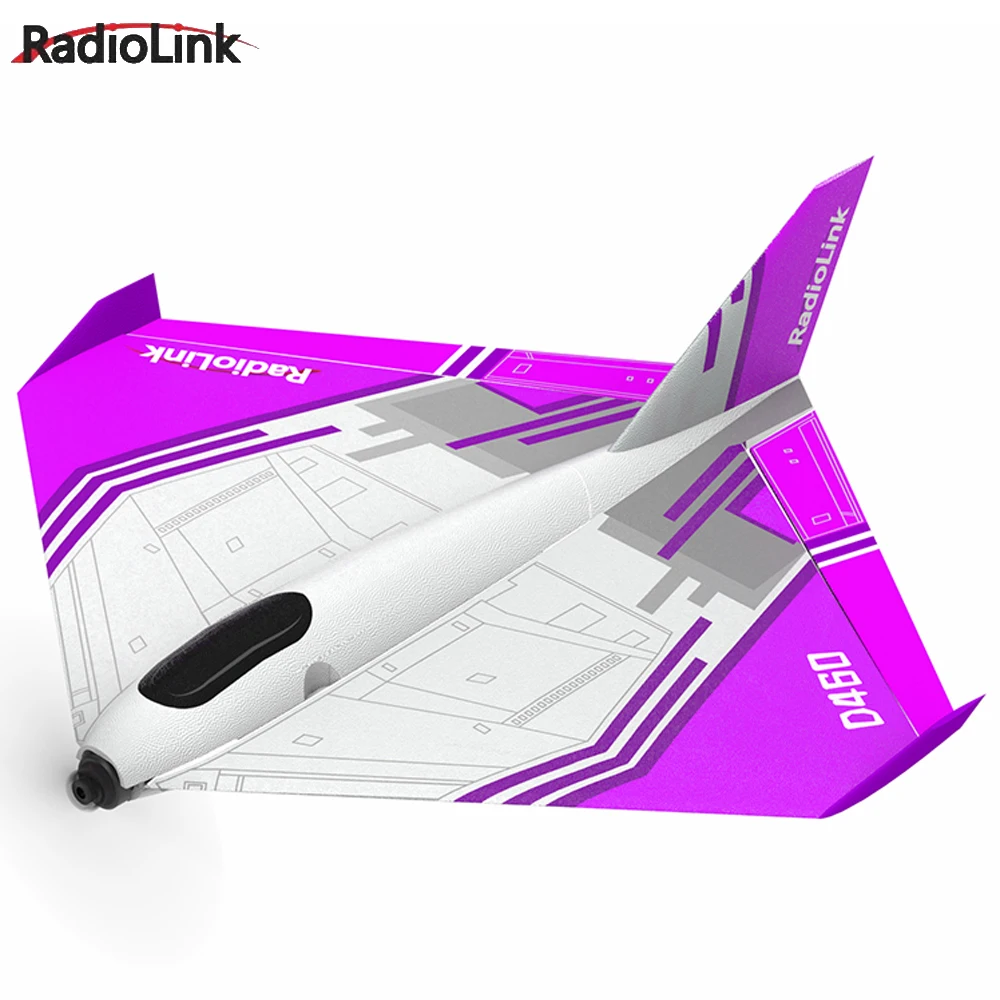 Radiolink Turbot D460 EPP/EPO Fixed-wing Byme-DB FC 2204HA1-1600KV Motor FLYCOLOR 15A ESC GEMFAN 7052 propellers Fast Charging