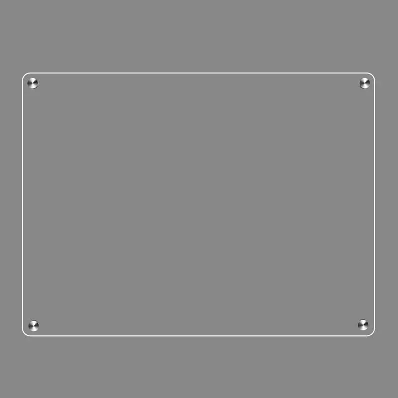 冷蔵庫用の磁気アクリルドライイレースボード、透明なアクリルシート、毎日の生活を整理する