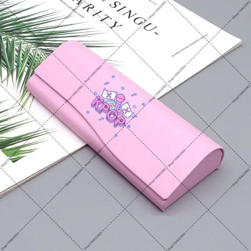 Kpop شيطان الصيادين نظارات حالة الكرتون أنيمي نمط مطبوعة النظارات الشمسية صناديق الضغط مقاومة صندوق تخزين هدايا عيد ميلاد جديد