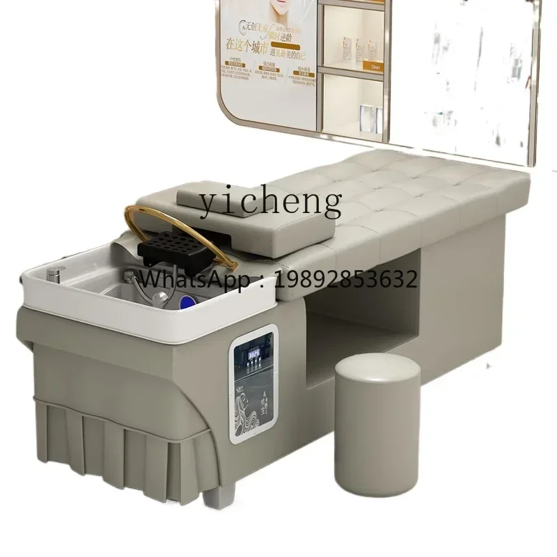 AB  High-End Thai Shampoo Chair Barber Shop Intelligent Constant Temperature Water Circulation Fumigation Head Therapy Bed