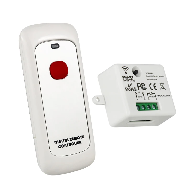 RF wireless light remote control switch  AC85V 110V 120V 220V  250V   receiver  transmitter Light bulb/incandescent lamp