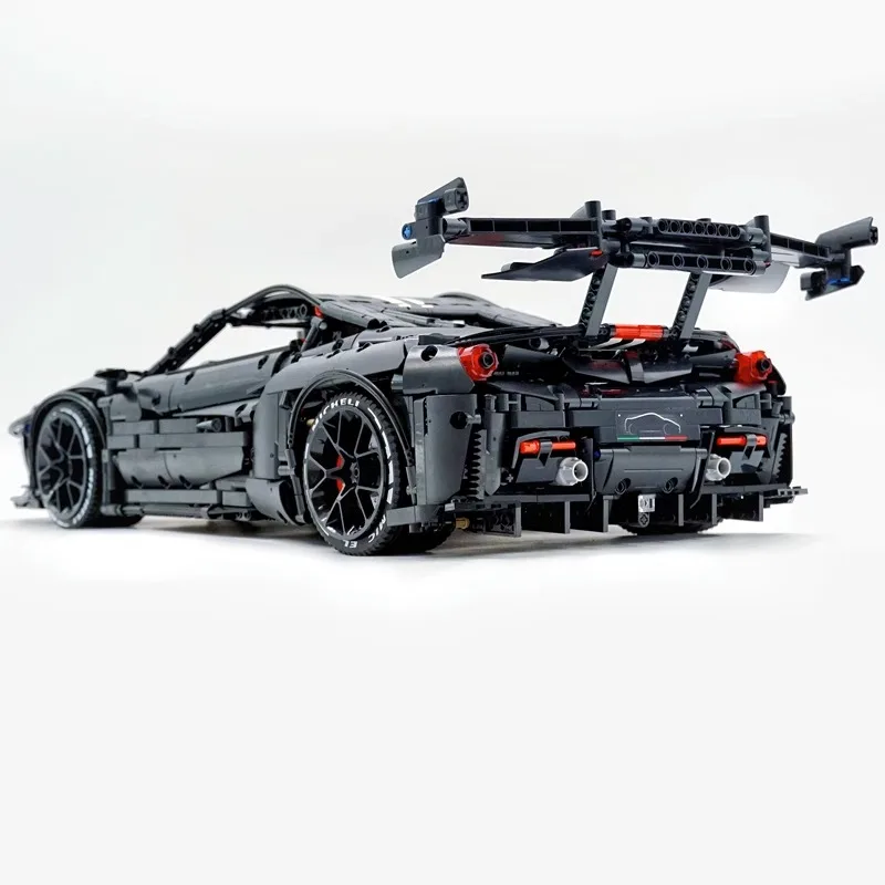 New MOC-61043 Technical Racing Sport Car Building Blocks Bricks Plating Color Super car Model Puzzle Toy Brithday Gifts For Kids